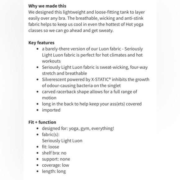 Lululemon 105 F Singlet *Silver Heathered Zing Pink Light Size 6 - Picture 8 of 8